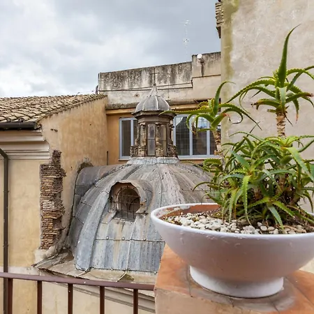 Pantheon Splendid Flat With Terrace Apartment